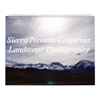 Sierra Nevada California Landscape Photography Calendar