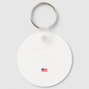 Sierra Nevada California Ski Resort Skiing Souveni Key Ring