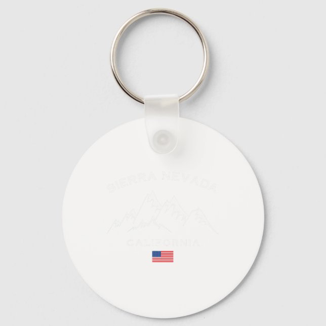 Sierra Nevada California Ski Resort Skiing Souveni Key Ring (Front)