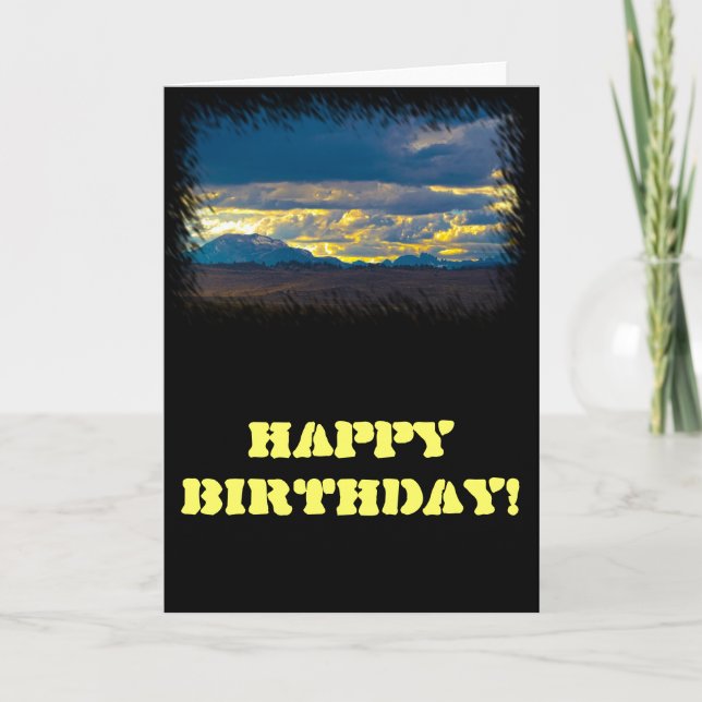 Sierra Nevada HDR Birthday Card (Front)