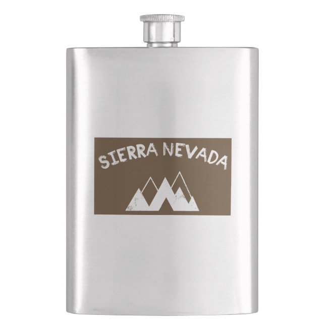 Sierra Nevada Hip Flask (Front)