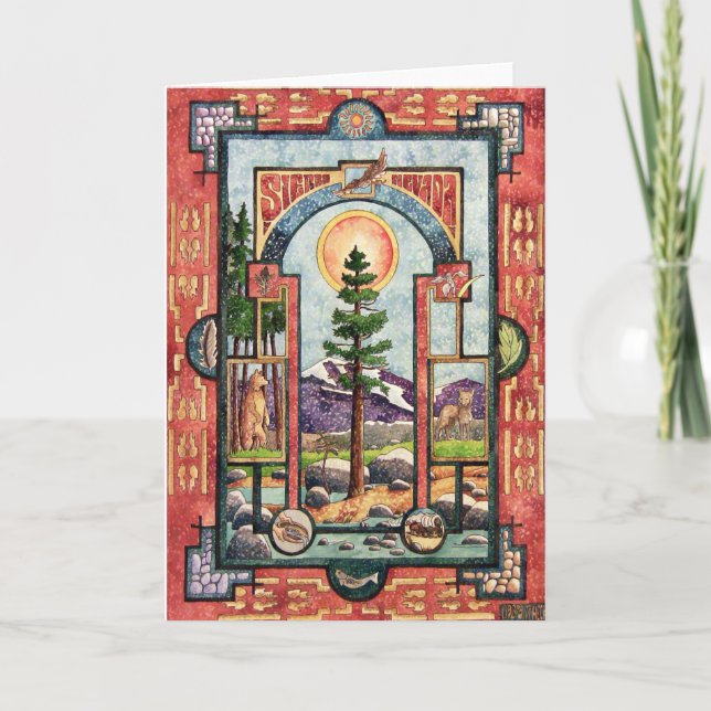 Sierra Nevada Illuminated Card (Front)