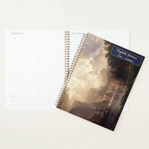 Sierra Nevada Landscape Vintage Art Monogram 2026 Planner