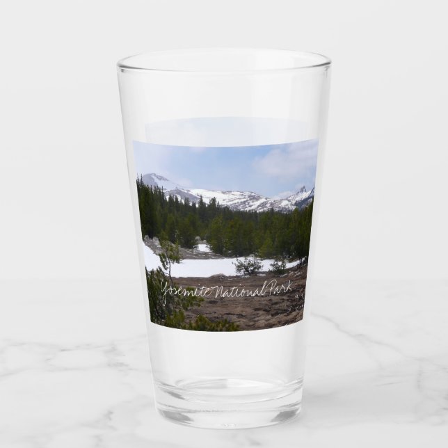 Sierra Nevada Mountains and Snow at Yosemite Glass (Front)