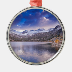 Sierra Nevada Mountains, Autumn, CA Metal Tree Decoration