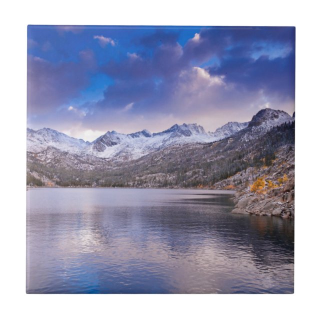 Sierra Nevada Mountains, Autumn, CA Tile (Front)