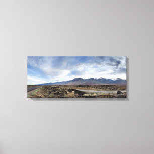 Sierra Nevada Mountains from Owens Valley Canvas Print