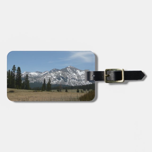 Sierra Nevada Mountains I from Yosemite Luggage Tag (Front Horizontal)