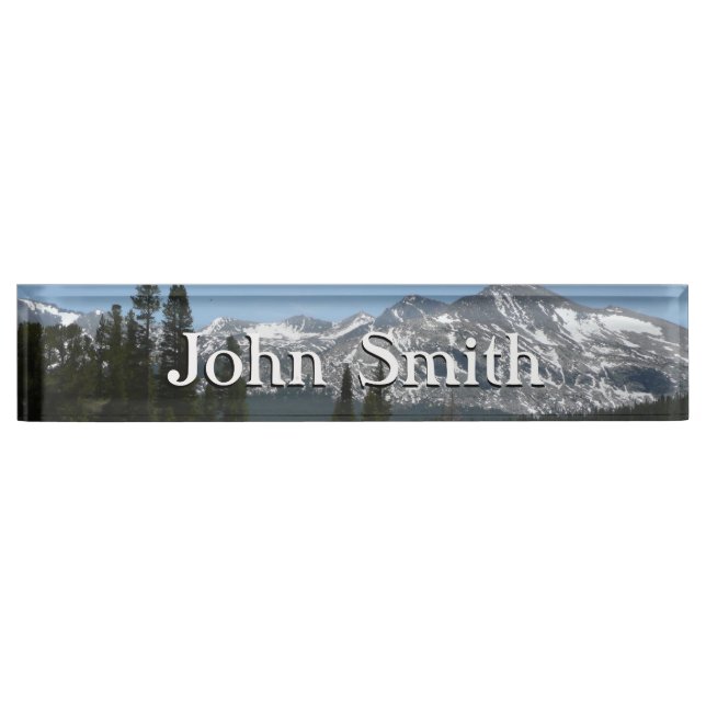 Sierra Nevada Mountains I from Yosemite Nameplate (Front)