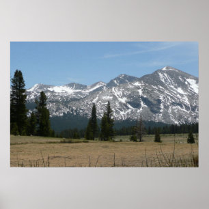 Sierra Nevada Mountains I from Yosemite Poster