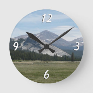 Sierra Nevada Mountains III Yosemite National Park Round Clock