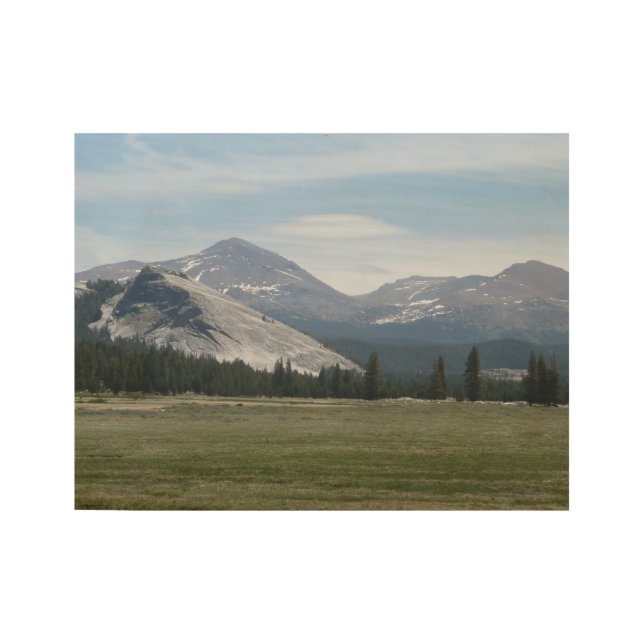 Sierra Nevada Mountains III Yosemite National Park Wood Poster (Front)