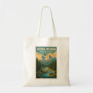 Sierra Nevada Mountains Scenic Tote Bag