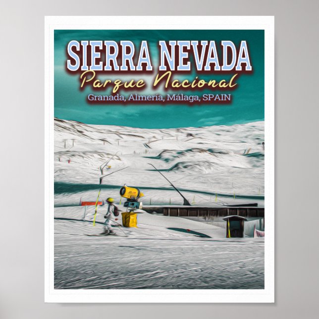SIERRA NEVADA NATIONAL PARK - ANDALUSIA SPAIN POSTER (Front)