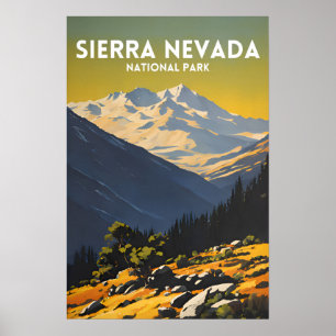 Sierra Nevada National Park Poster