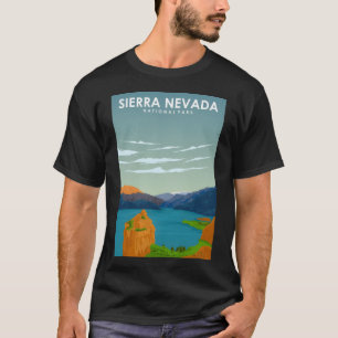 Sierra Nevada National Park Spain Vintage Minimal T-Shirt