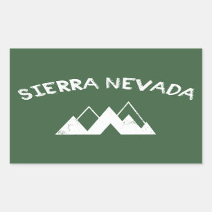 Sierra Nevada Rectangular Sticker