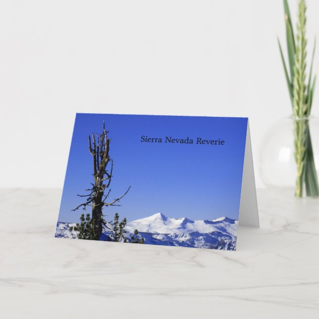 Sierra Nevada Reverie Holiday Card (Front)