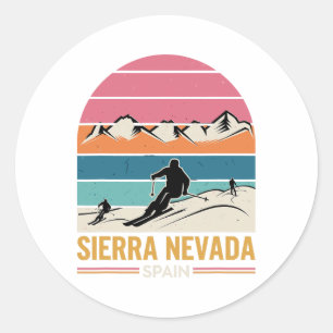 Sierra Nevada Spain  Classic Round Sticker