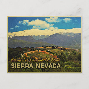 Sierra Nevada Spain Postcard