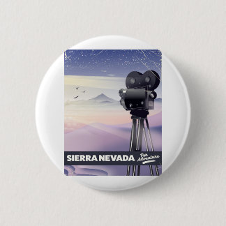 Sierra Nevada Travel poster 6 Cm Round Badge