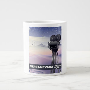 Sierra Nevada Travel poster Large Coffee Mug