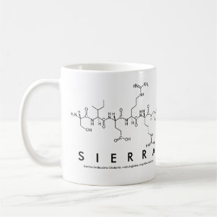 Sierra peptide name mug