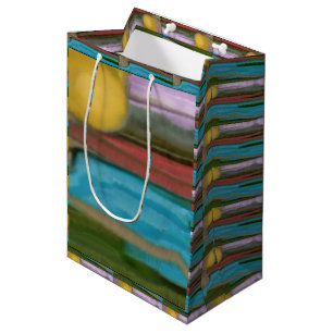 Sierra Sunrise Abstract Art Medium Gift Bag