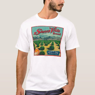 Sierra Vista Brand Citrus Crate Label T-Shirt
