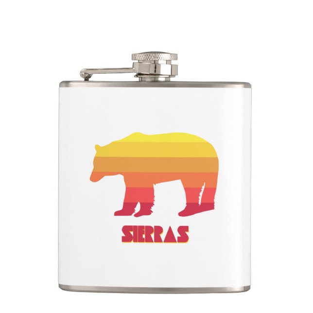 Sierras Bear Hip Flask (Front)