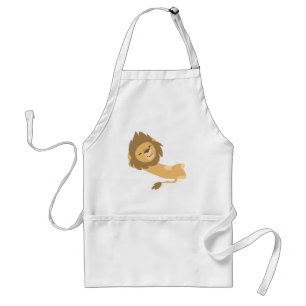 Siesta! Cute Cartoon Lion Standard Apron