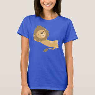 Siesta! Cute Cartoon Lion Women T-shirt