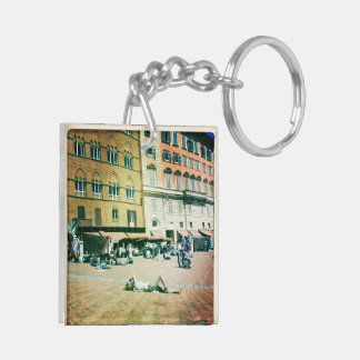 Siesta in Italy Key Ring