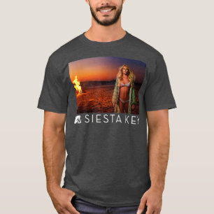 Siesta Key Beach And Girl T-Shirt