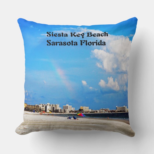 Siesta Key  Beach Cushion (Front)