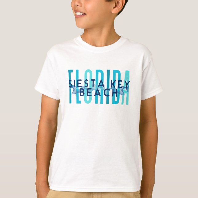 Siesta Key Beach Florida (Ocean Waves) T-Shirt (Front)