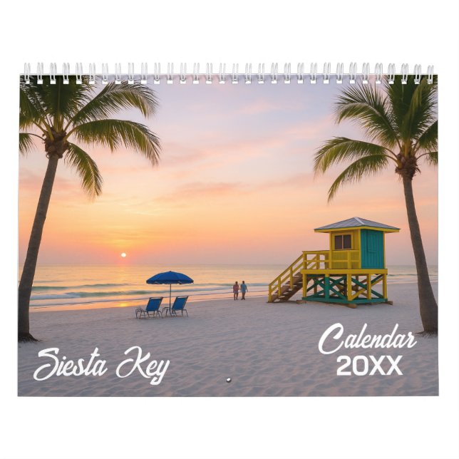 Siesta Key Calendar 2026 (Cover)