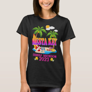 Siesta Key Family Vacation Summer Beach Matching T T-Shirt