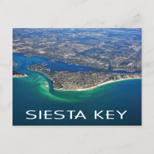 Siesta Key, Florida aerial photo Postcard