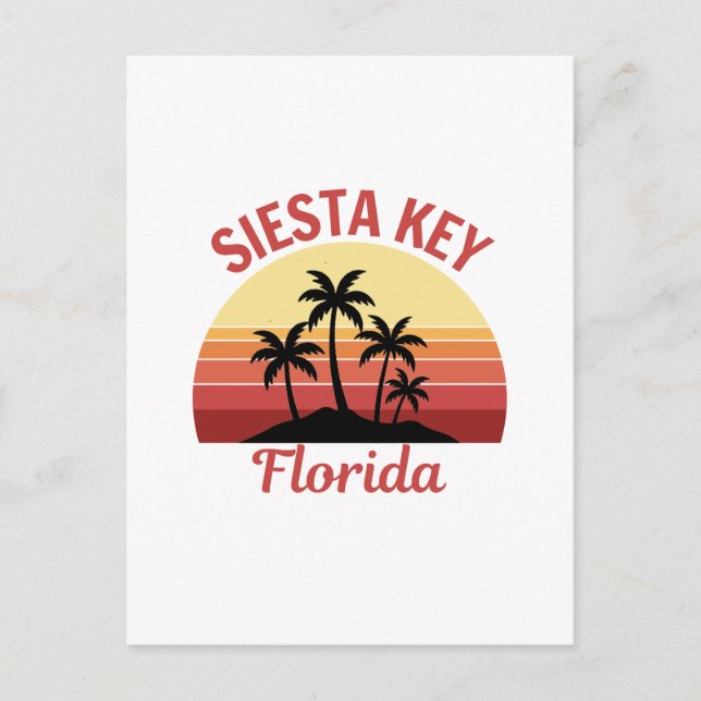 Siesta Key Florida Postcard (Front)