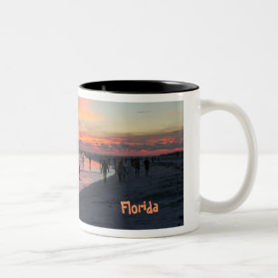 Siesta Key, Florida Two-Tone Coffee Mug
