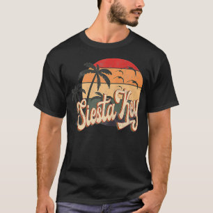 Siesta Key Florida US Beach Summer Sun Vintage Ret T-Shirt