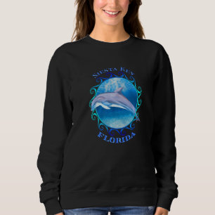 Siesta Key Florida Vacation Souvenir Dolphin Sweatshirt