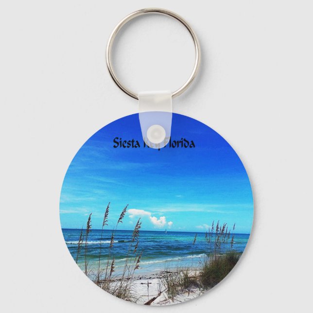 Siesta key key chain (Front)