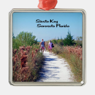 Siesta Key Metal Tree Decoration