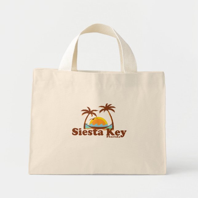 Siesta Key. Mini Tote Bag (Front)