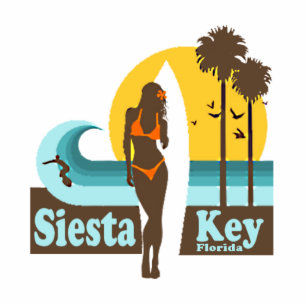 Siesta Key. Photo Sculpture Magnet