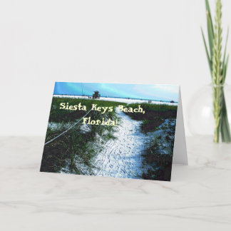 Siesta Keys Beach, Florida Greeting Cards