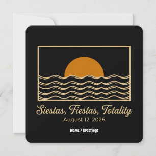 Siestas Fiestas Totality Spain Solar Eclipse 2026 Invitation