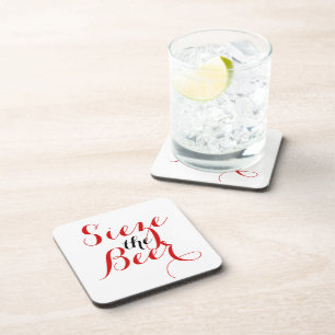 Sieze the Beer Coaster